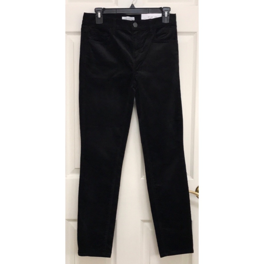 NWT Loft Velvet Skinny Pants Black - Picture 4 of 13